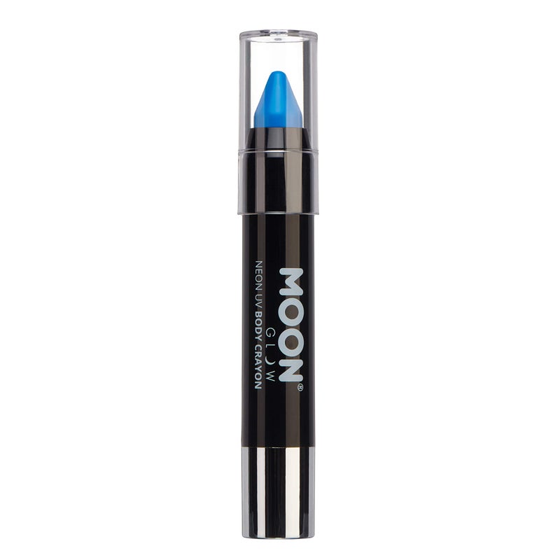 Moon Glow - Neon UV Paint Stick Body Crayon for The Face & Body â€“ Intense Blue - Image 1